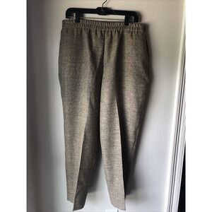 Vintage Diane Richard Beige Women's Trousers Size 18 Elastic Waist